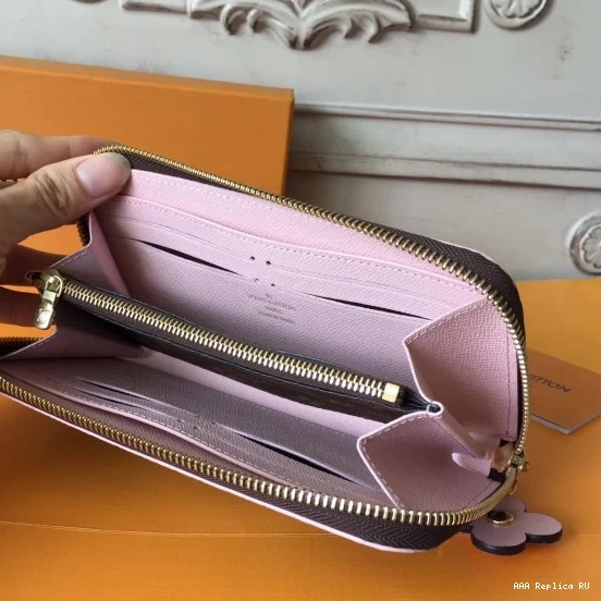 Aaa replica ru Vuitton Louis wallet CLEMENCE 0719